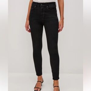 Rails Coated Noir ‘Larchmont’ Jeans